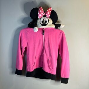 Minnie Mouse zip up hoodie- hoodsbee